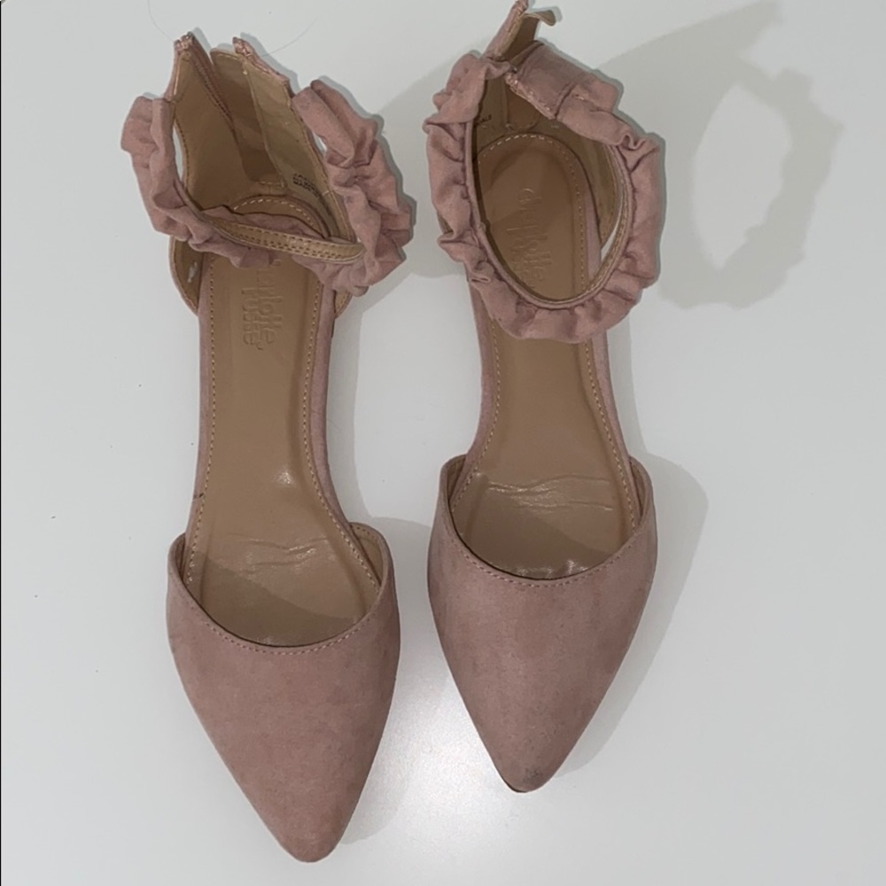 women blush flats